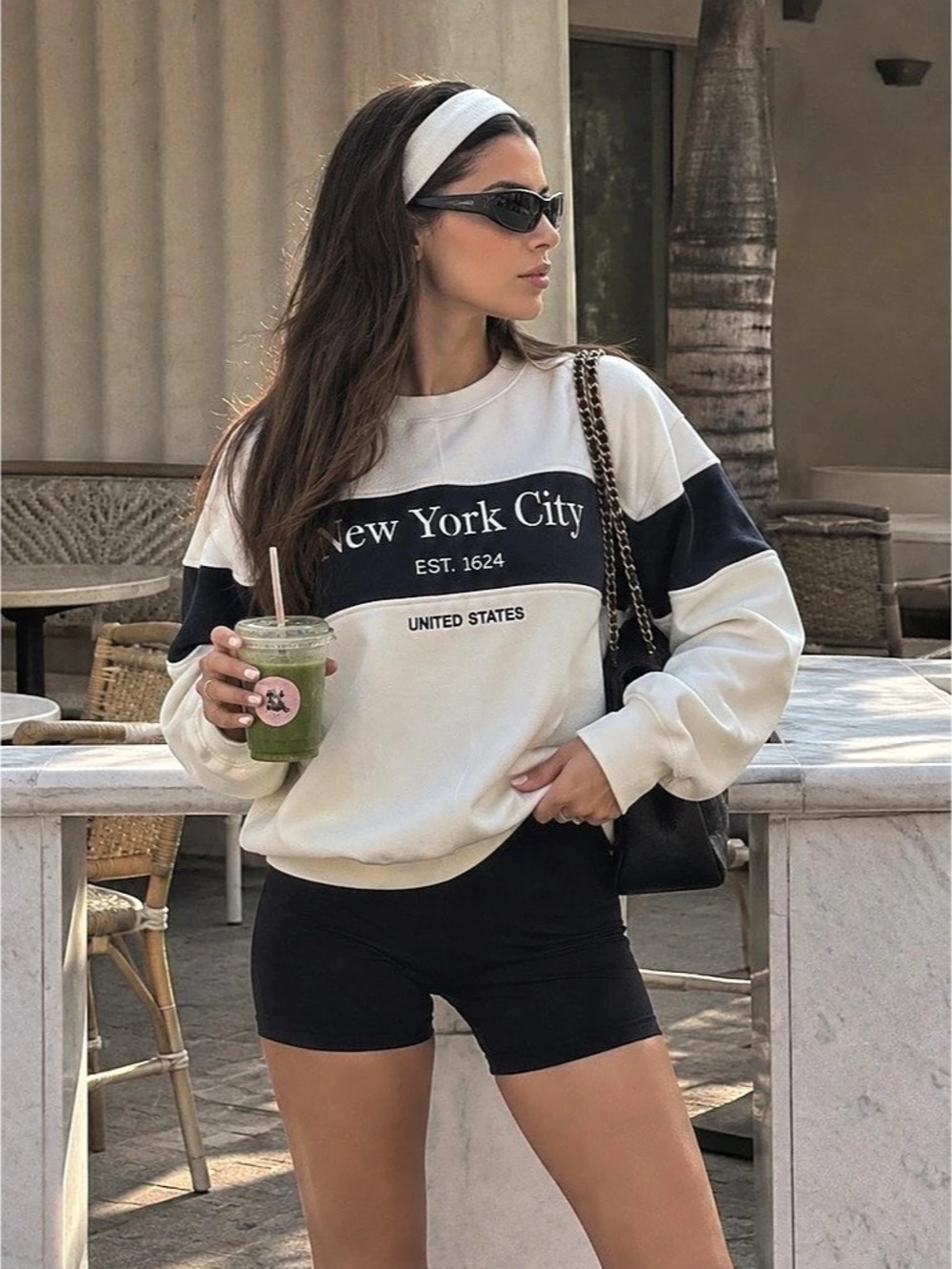 Vintage NYC EST. 1624 Oversized Crewneck Jumper